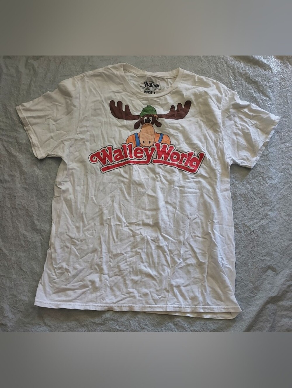 Walley World White Graphic Short Sleeve Tee